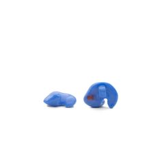 Blauwe zwemdoppen met aanpak