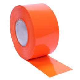 Afzetlint 75 mm x 250 m oranje