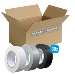 Mega gaffa tape 50 mm x 25 m - doos 30 stuks