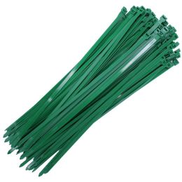 Tyrap bundelband 300 x 4,8 mm groen (100 stuks)