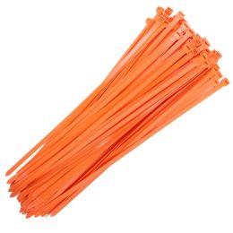 Tyrap bundelband 300 x 4,8 mm oranje (100 stuks)