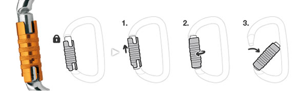 Triact Lock karabiner.